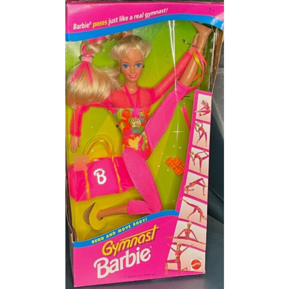 Vintage 1993 Gymnast Barbie Doll Bend & Move Body - African American - Rare - Picture 8 of 15